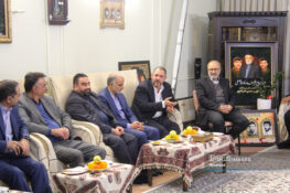 گزارش تصویری/ دیدار رئیس شورای عالی استان‌ها با خانواده شهیدان نادرالاصلی