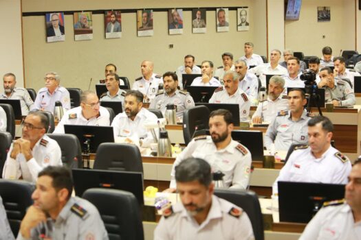 گزارش تصویری/ آیین تجلیل از آتش‌نشانان استان تهران