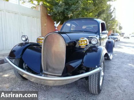ساخت خودروی کلاسیک بوگاتی در اصفهان (+عکس)