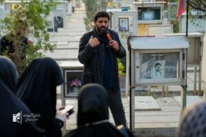  برگزاری رویداد «در محضر شهدا» از سلسله رویدادهای بعثت بانوان اهل فرهنگ و هنر کشور در بهشت زهرا(س)