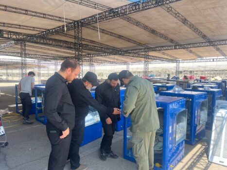 بازدید میدانی از روند دپوی آبرسانی در زائرشهر بوستان ولایت/ تأکید بر تداوم خدماترسانی منظم به زائران