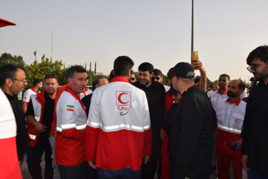 تمجید رئیس هلال احمر از خدمات شهرداری تهران در ایام تشییع رهبر شهید