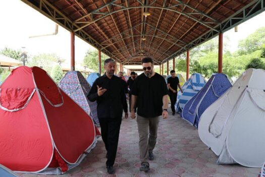 خدمترسانی شرکت ساماندهی به زائران در زائرشهر فرهنگسرای نوجوان