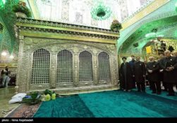 غبارروبی مرقد امام رضا (ع) – مشهد