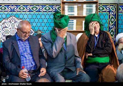 مراسم استقبال از پیرغلامان امام حسین (ع)