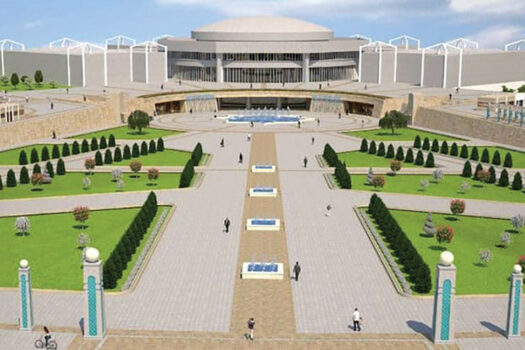 باغ ایرانی «ایوان سلام» آماده بهره برداری زائران و مجاوران