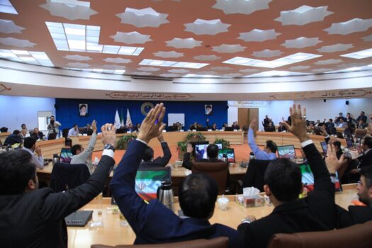 انتخابات هیأت رئیسه سومین سال از ششمین دوره شورای عالی استان‌ها برگزار شد