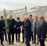 آیین روز درخت‌کاری و پایان پروژه کاشت ۲۵۰۰ هکتار کمربند سبز پایتخت