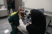غربالگری و درمان چشم کارگران خدمات شهری بهشت زهرا(س) 