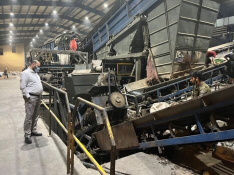 بازدید شبانه مدیرعامل سازمان مدیریت پسماند از مناطق ۲۲گانه در پی آماده باش طوفانی