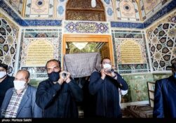 تشییع و خاکسپاری مادر شهید همت